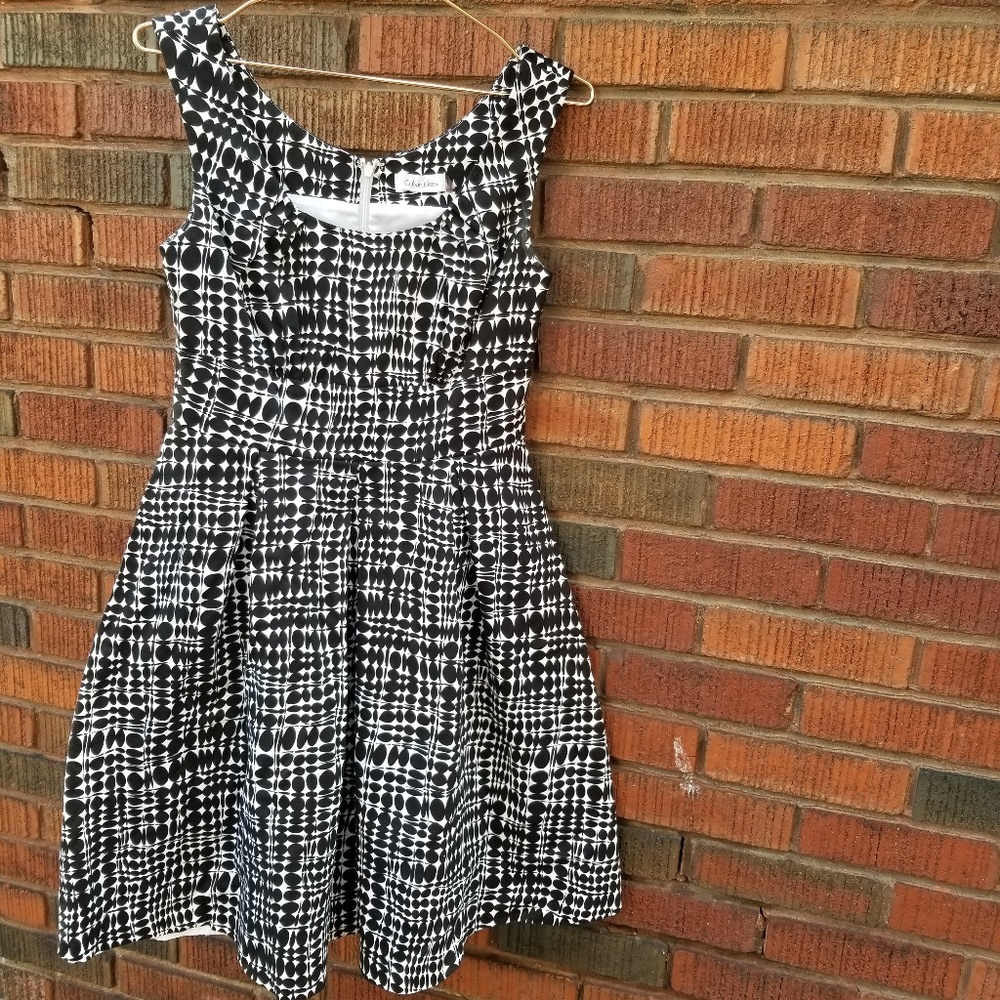 Calvin Klein Sleeveless Fit and Flare Dress